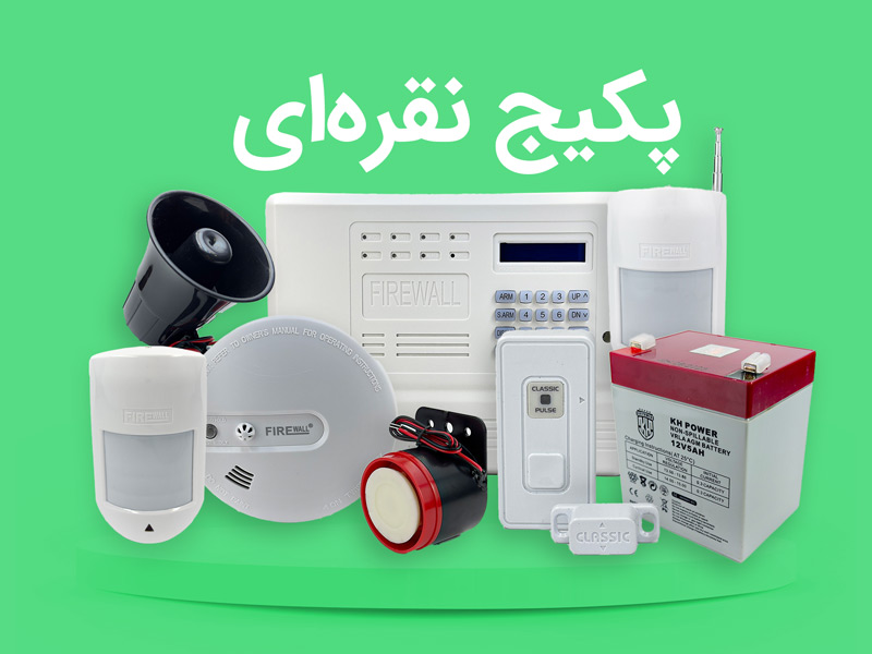 پکیج نقره ای دزدگیر و لوازم جانبی